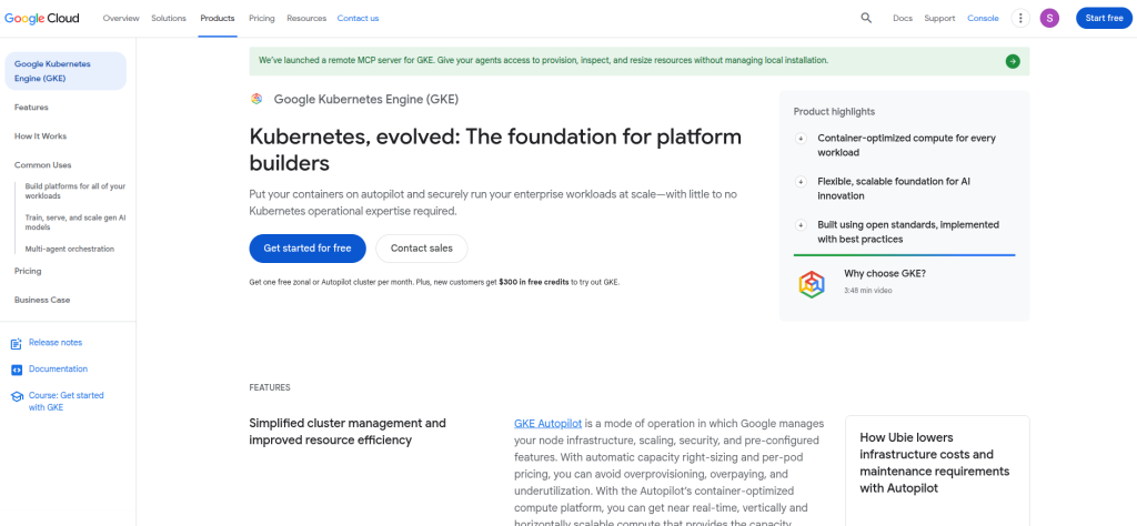 Google Kubernetes Engine (GKE) 