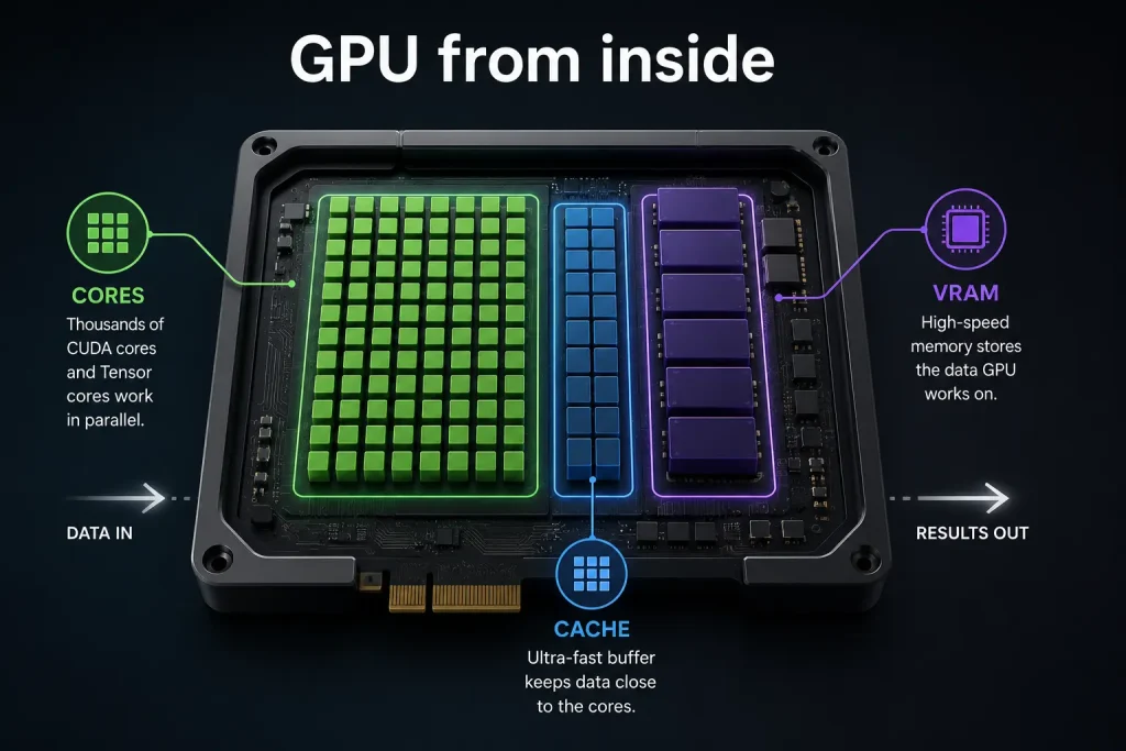 How does a GPU work on the inside