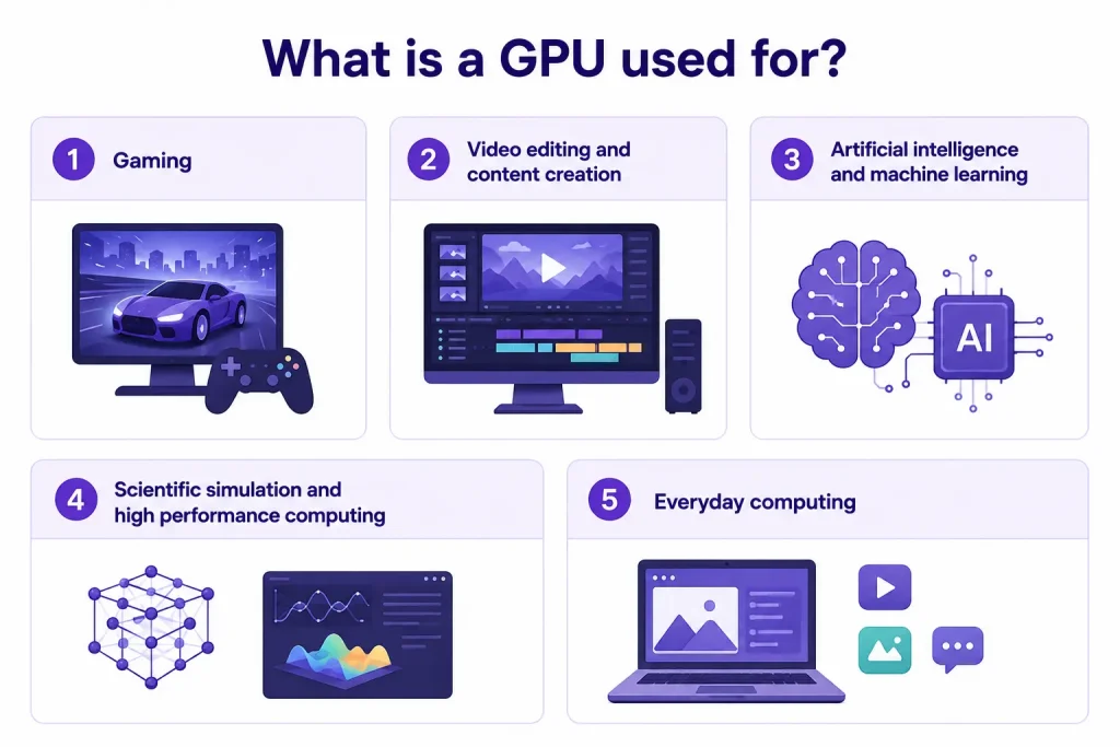 What is a GPU used for