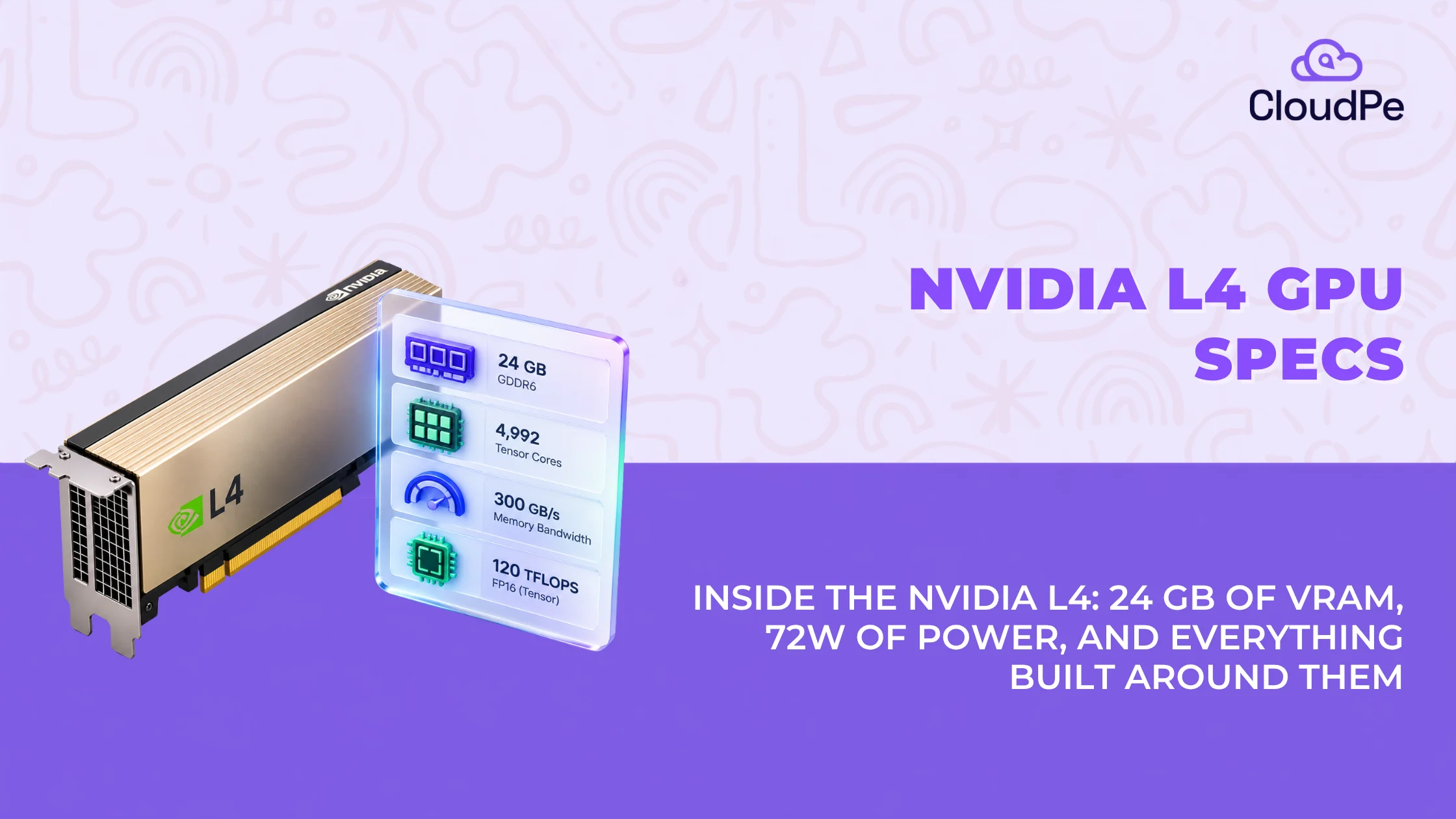 NVIDIA L4 GPU specs: detailed specifications explained