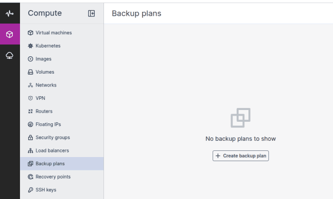 Managing Backups | CloudPe Knowledge Base