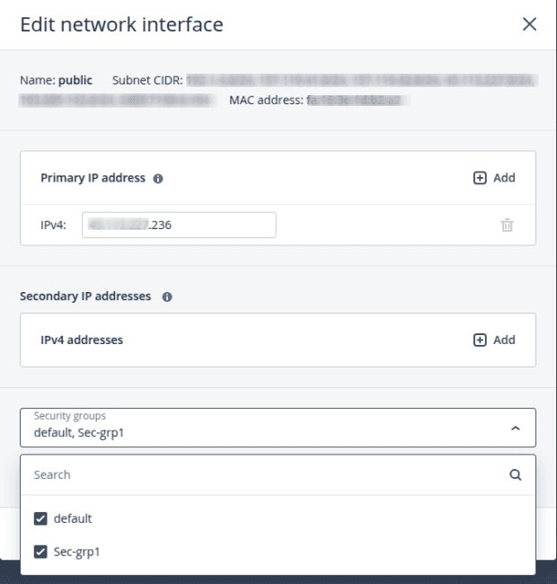 Managing Security Groups | CloudPe Knowledge Base