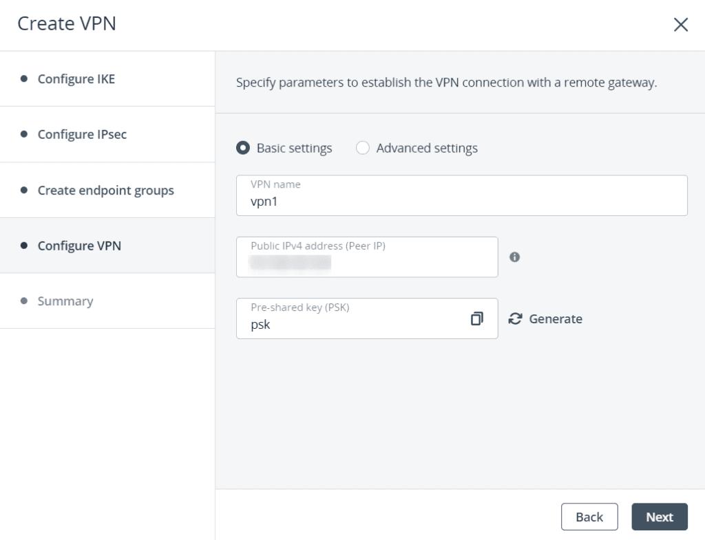 Managing VPN Connections | CloudPe Knowledge Base
