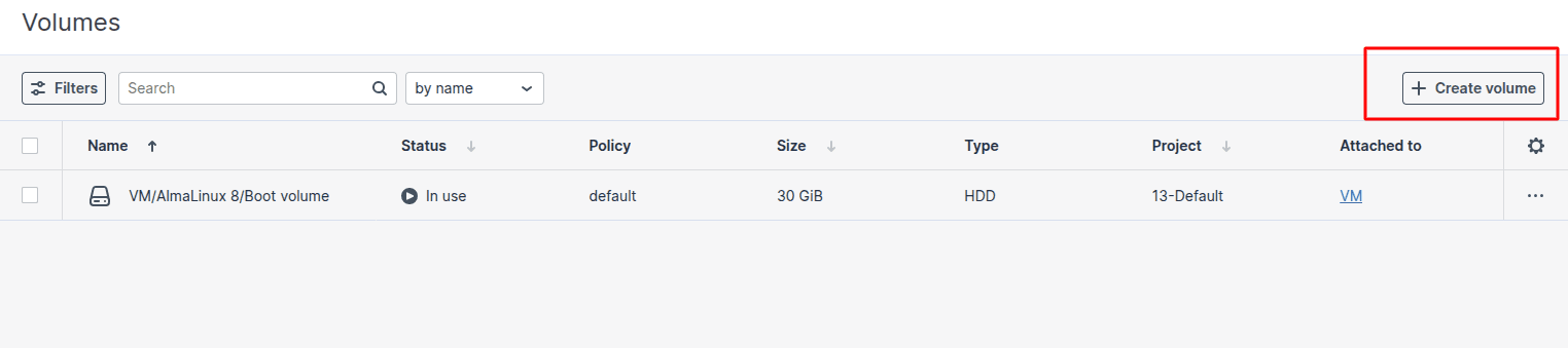 Creating volumes | CloudPe Knowledge Base