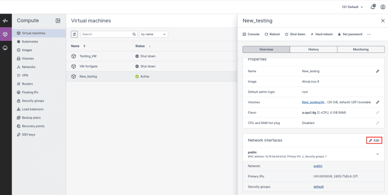 CloudPe Virtual Private Network Creation | CloudPe Knowledge Base