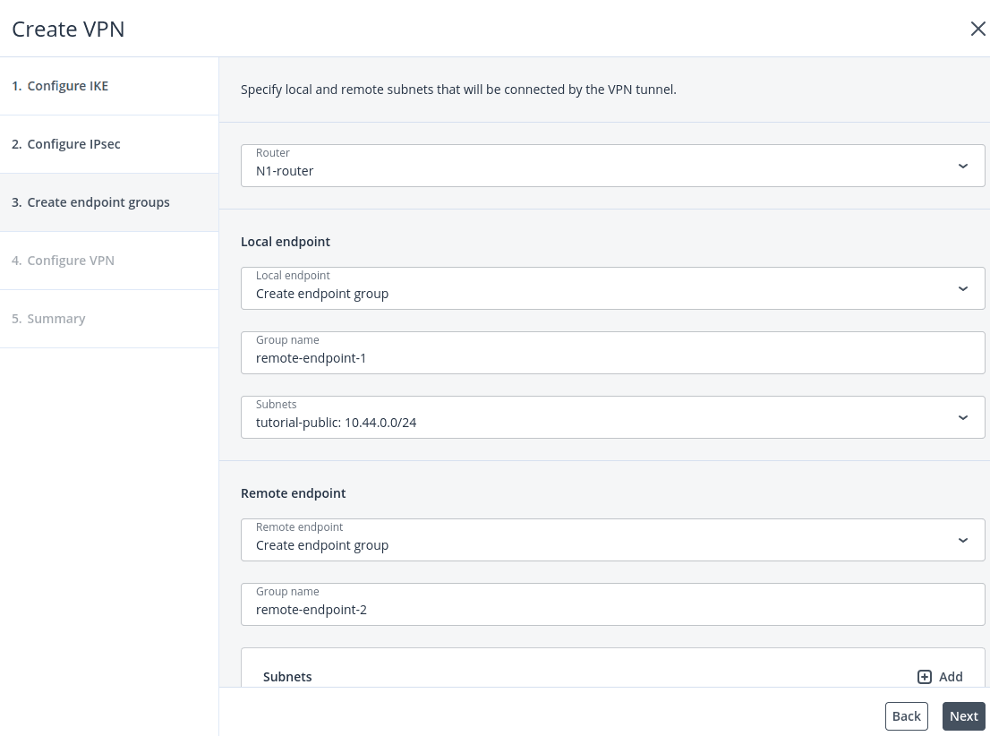 Managing VPN Connections | CloudPe Knowledge Base