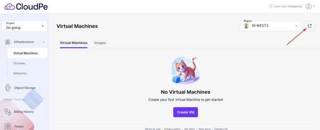 How to create Virtual Machines from Advance Panel | CloudPe Knowledge Base