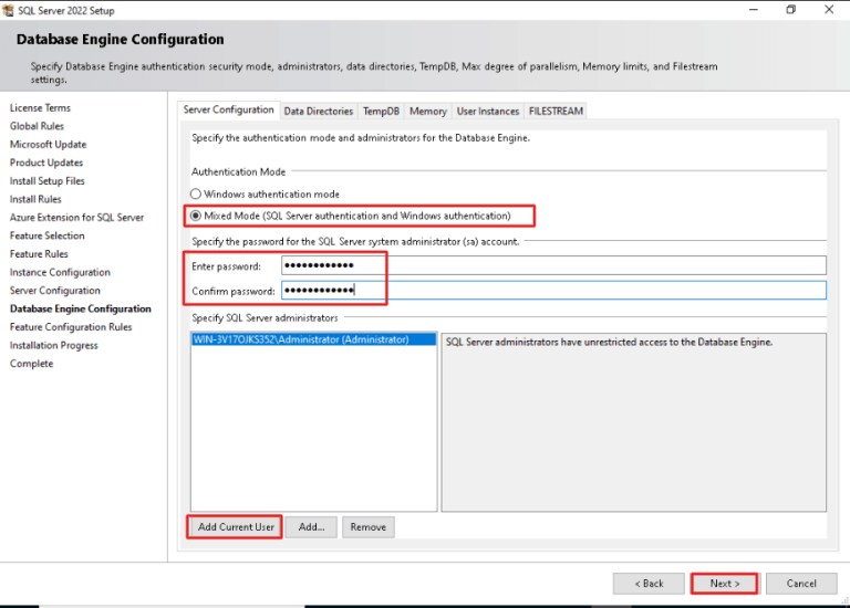 How to Install and Set Up Microsoft SQL on Windows 2022 | CloudPe ...