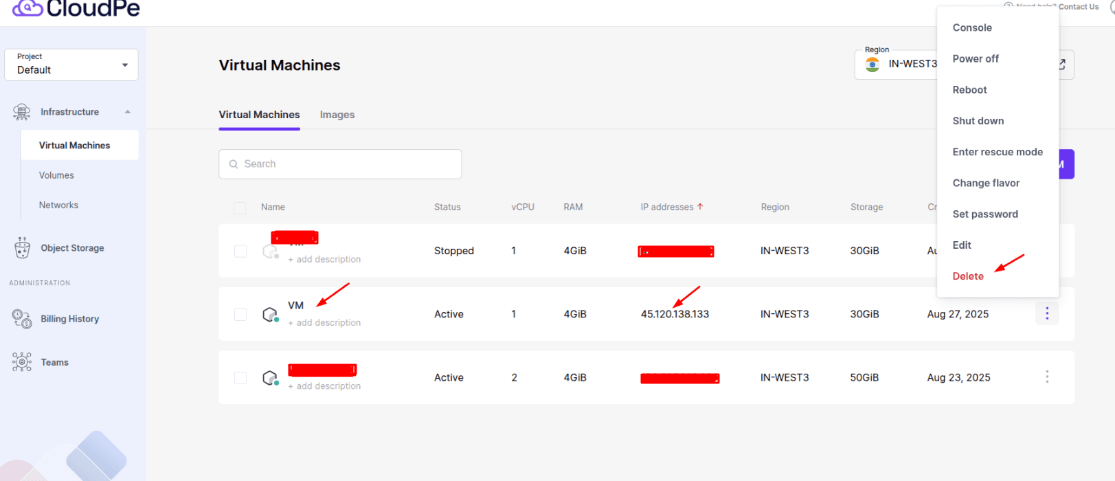 How to Delete an Old VM and Recreate a New VM with the Same IP ...