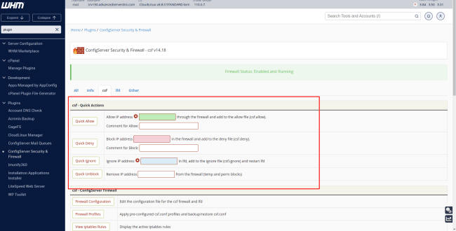 How to Whitelist an IP Address In ConfigServer Firewall (CSF) | CloudPe ...