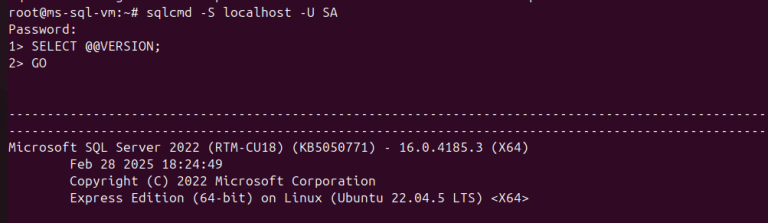 How to Install & Set Up SQL Server 2022 Express Edition on Ubuntu 22.04
